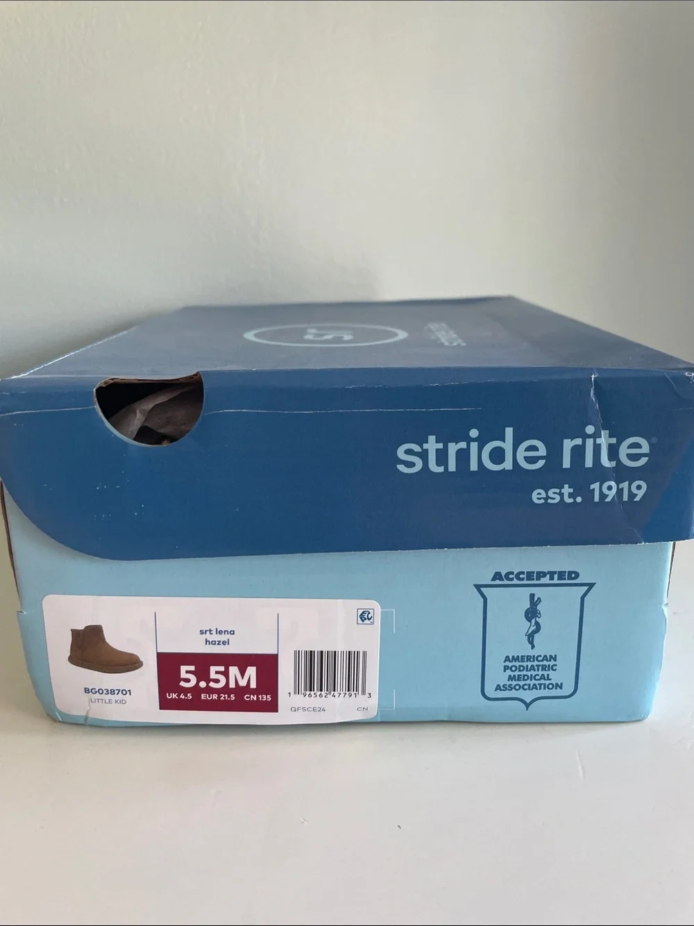 Stride Rite Tan Toddler Chelsea Boots